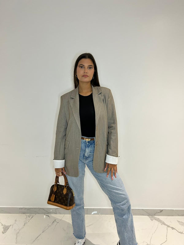 Blazer Oversize Gris